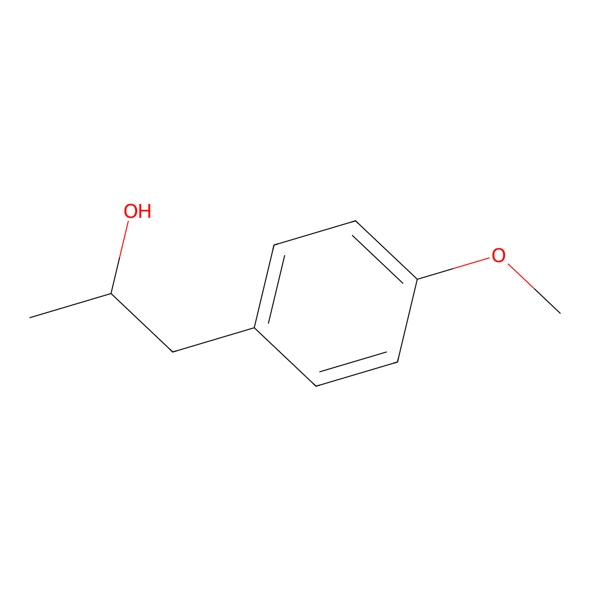 (2S)-1-(4-methoxyphenyl)propan-2-ol molecular structure, CAS 131029-01-1