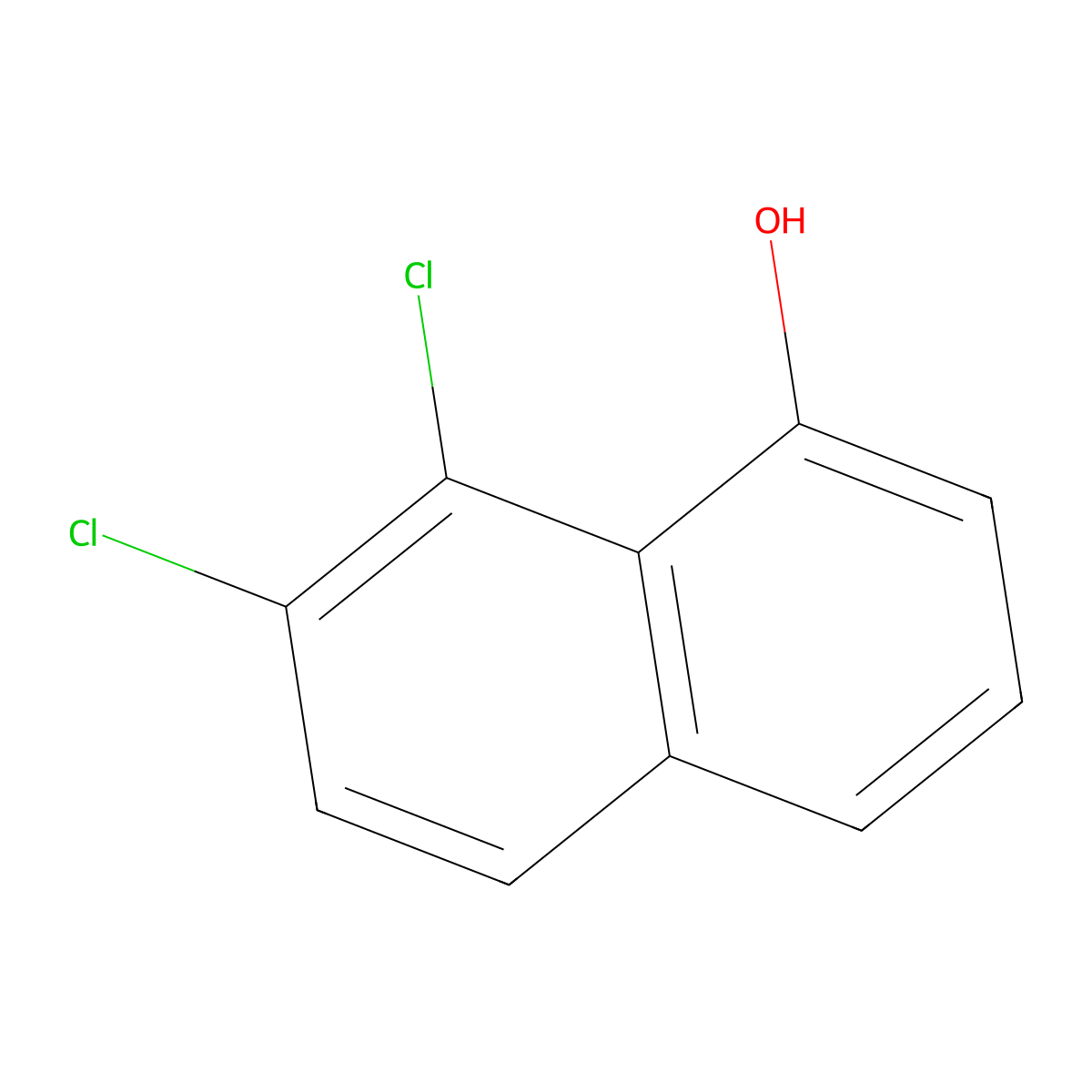 7,8-Dichloronaphthalen-1-ol molecular structure, CAS 1310290-80-2