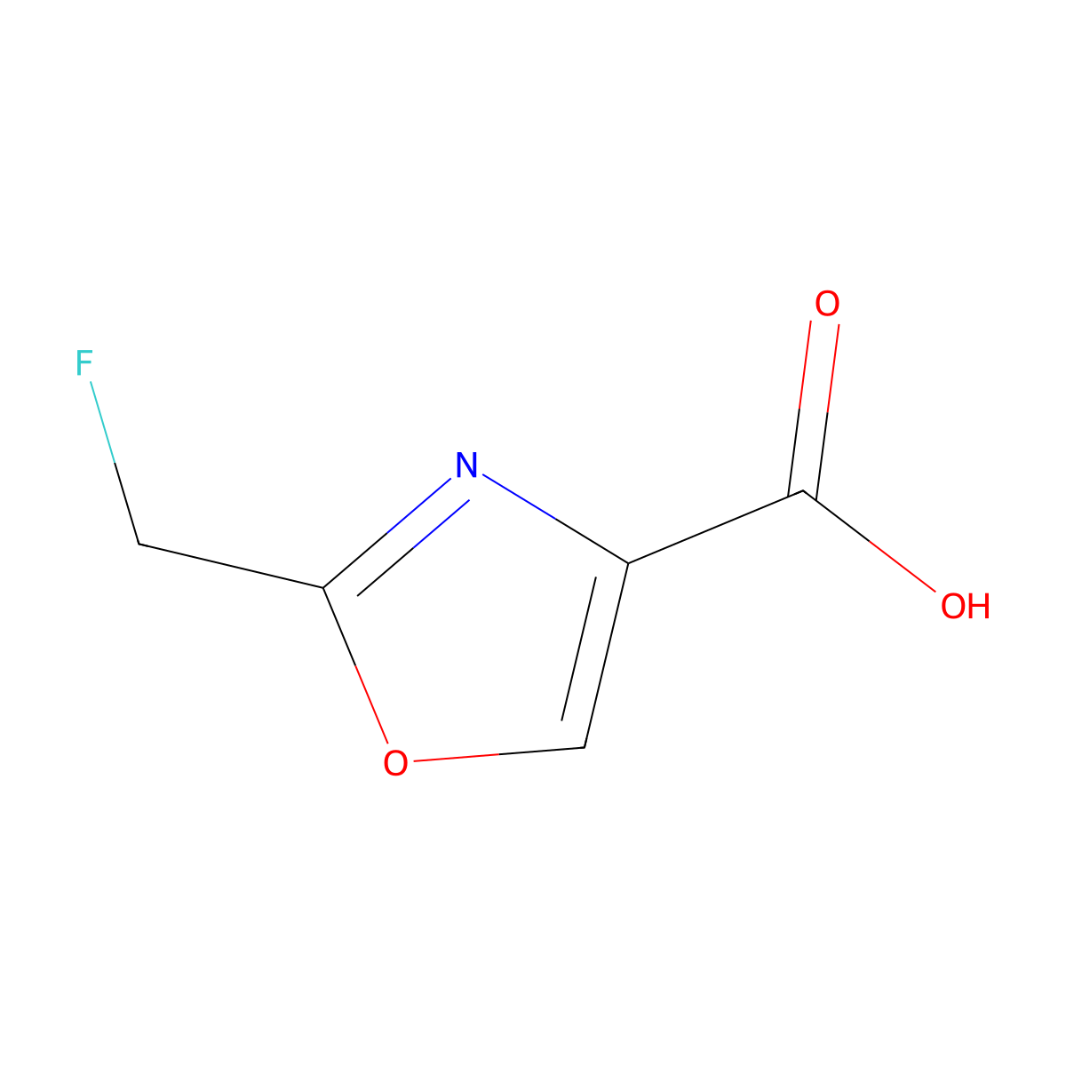 2-(Fluoromethyl)oxazole-4-carboxylic acid molecular structure, CAS 1310351-11-1