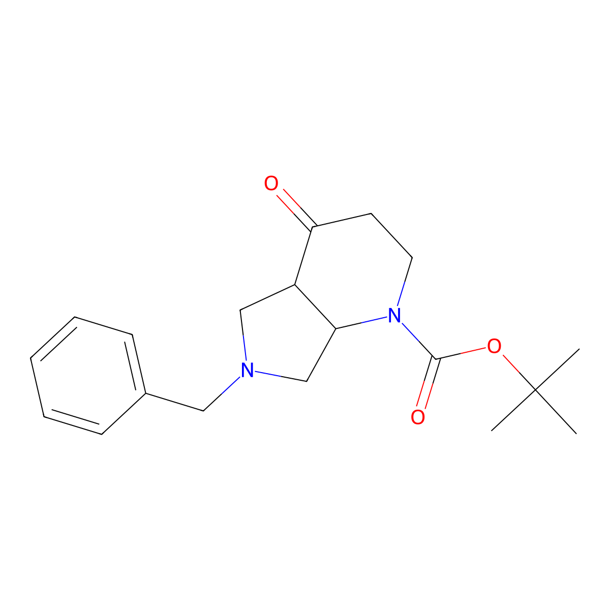 tert-Butyl (4aS,7aS)-6-benzyl-4-oxooctahydro-1H-pyrrolo[3,4-b]pyridine-1-carboxylate molecular structure, CAS 1310381-21-5