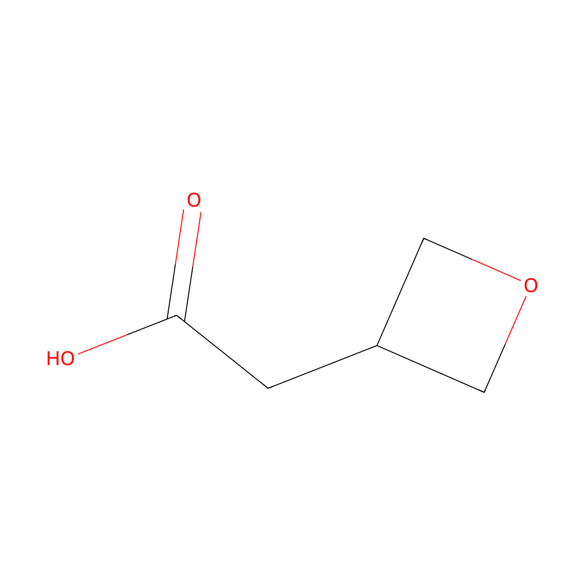 (Oxetan-3-yl)acetic acid molecular structure, CAS 1310381-54-4