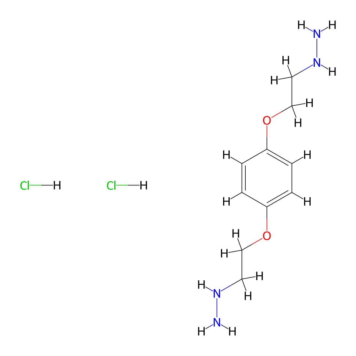HP 1325 molecular structure, CAS 13104-70-6