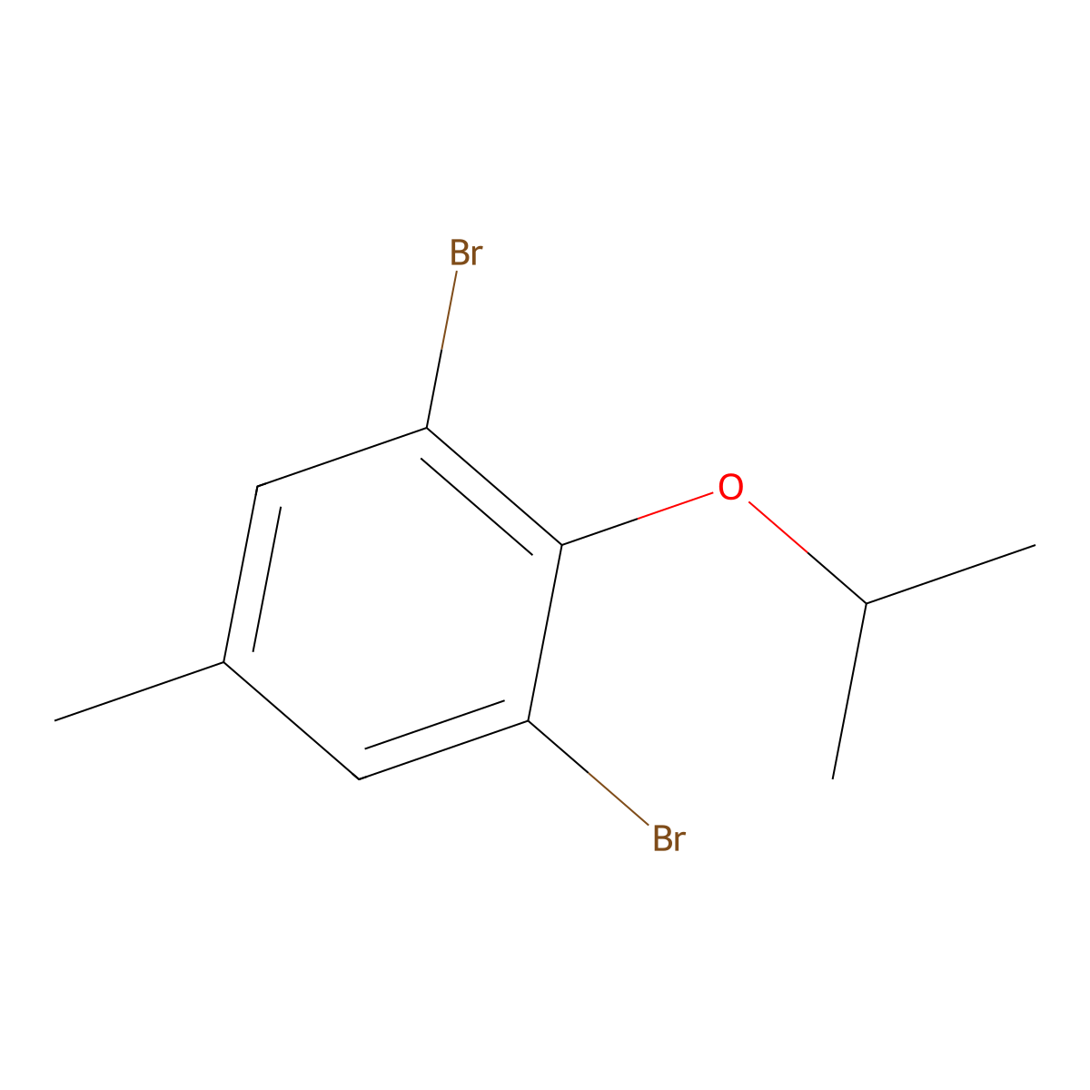 1,3-Dibromo-2-(1-methylethoxy)-5-methylbenzene molecular structure, CAS 1310416-53-5