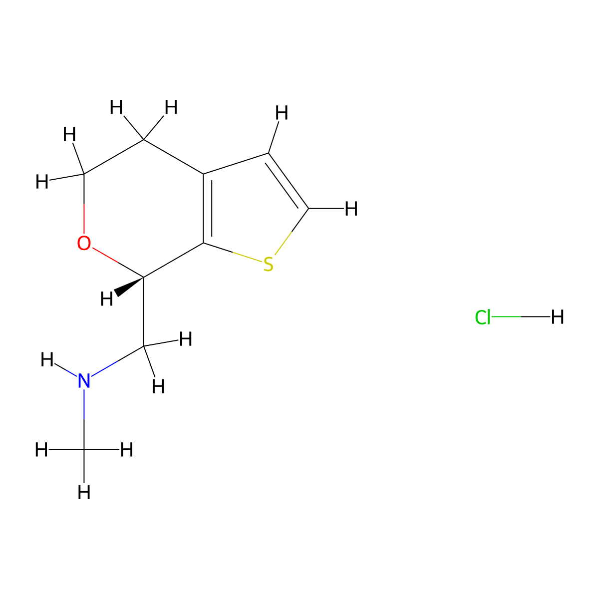 Ulotaront Hydrochloride molecular structure, CAS 1310422-41-3