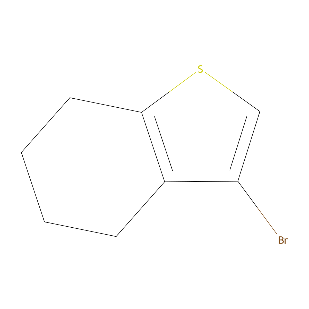 3-Bromo-4,5,6,7-tetrahydro-1-benzothiophene molecular structure, CAS 1310427-77-0