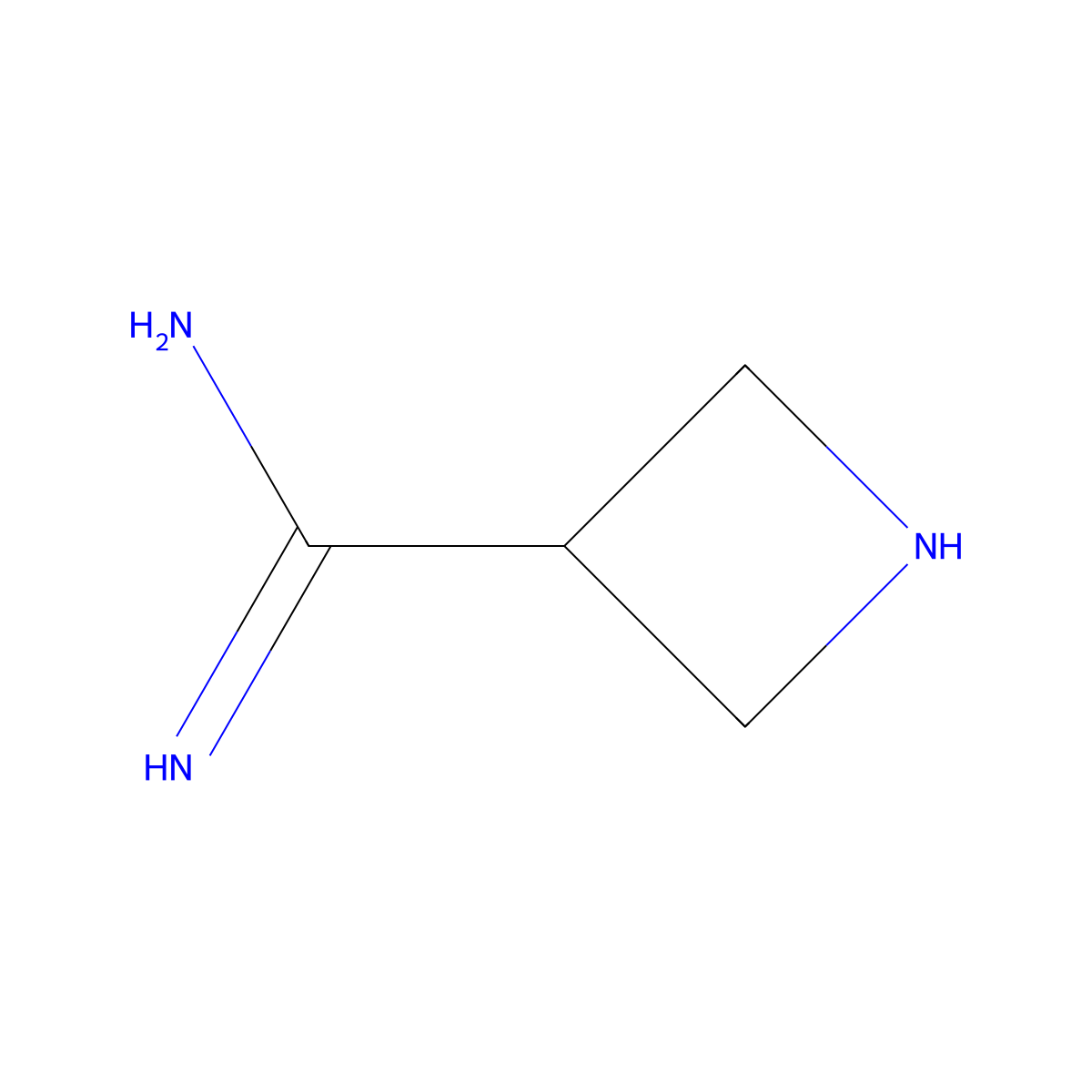 Azetidine-3-Carboximidamide molecular structure, CAS 1310458-00-4