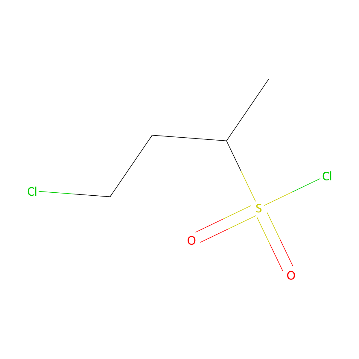 4-Chlorobutane-2-sulfonyl chloride molecular structure, CAS 13105-15-2