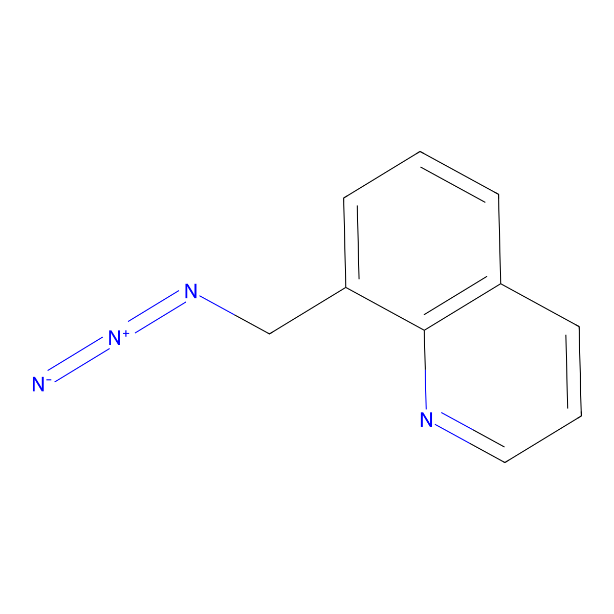 8-(Azidomethyl)quinoline molecular structure, CAS 131052-51-2
