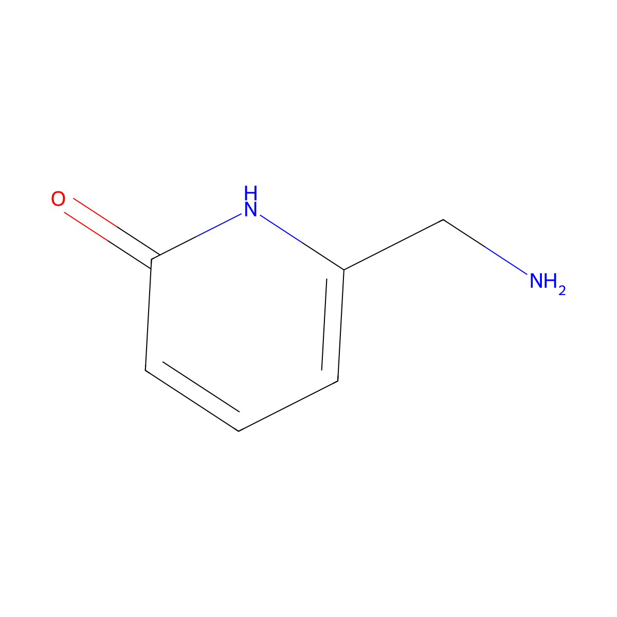 6-(Aminomethyl)-2(1H)-pyridinone molecular structure, CAS 131052-62-5