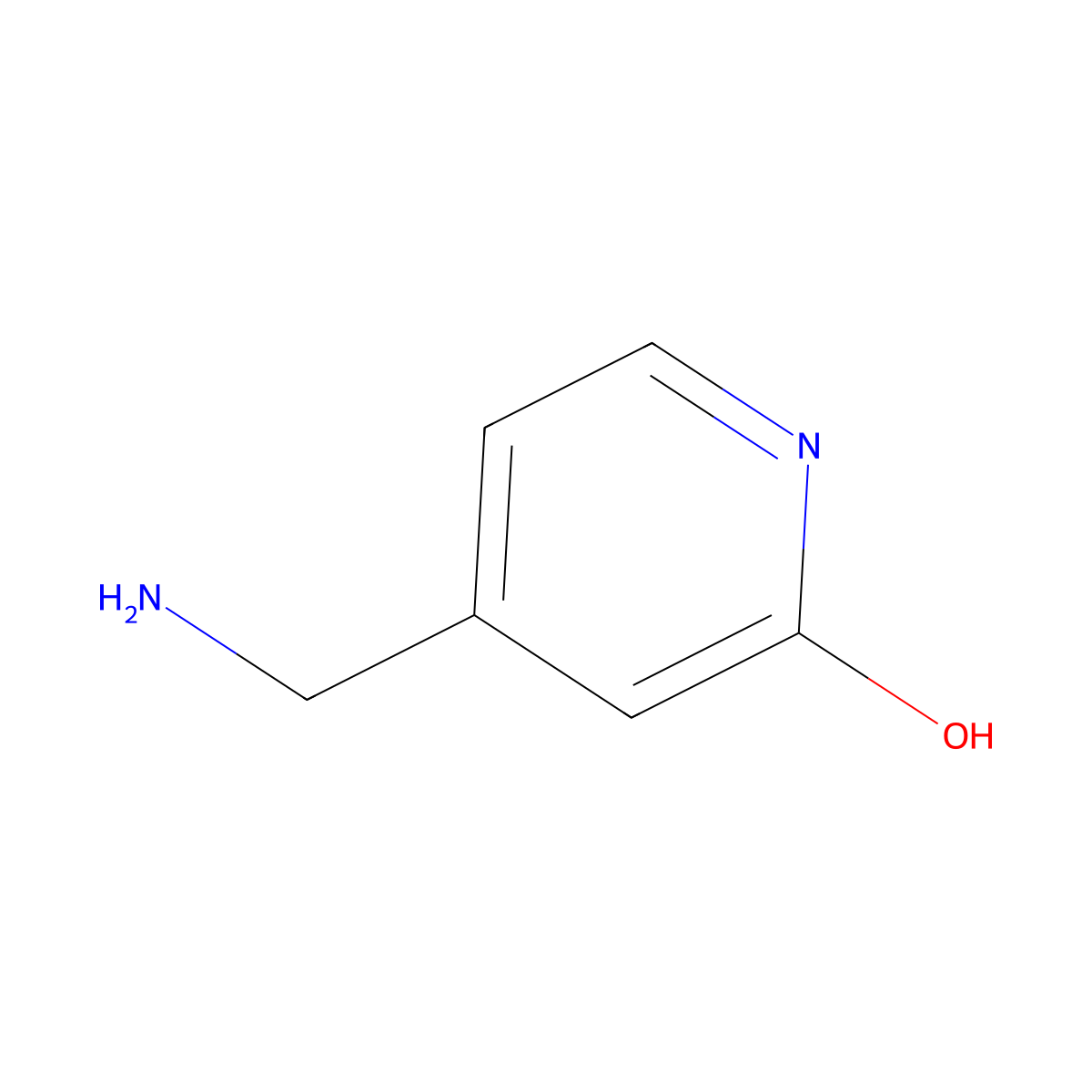 4-(Aminomethyl)pyridin-2(1H)-one molecular structure, CAS 131052-82-9