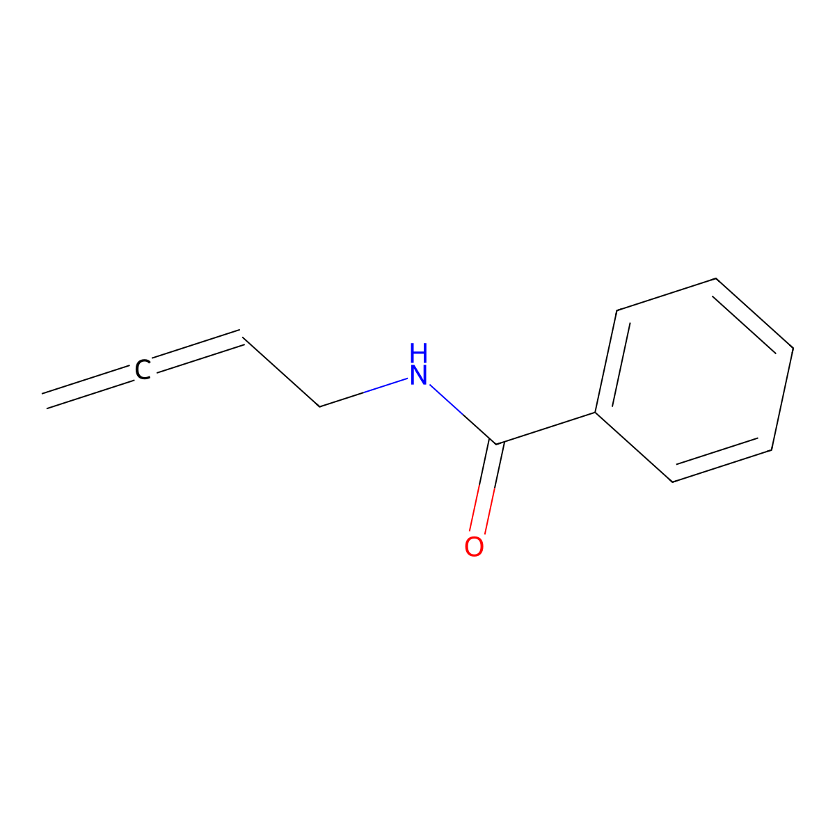 N-(buta-2,3-dien-1-yl)benzamide molecular structure, CAS 1310558-69-0