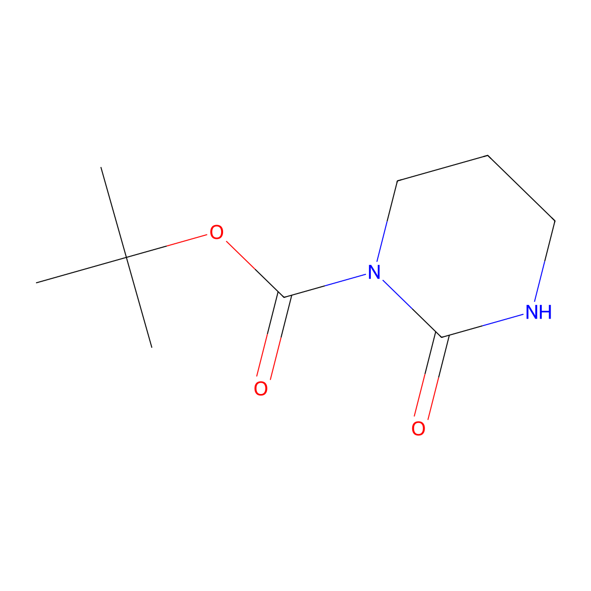 tert-Butyl 2-oxotetrahydropyrimidine-1(2H)-carboxylate molecular structure, CAS 131056-76-3