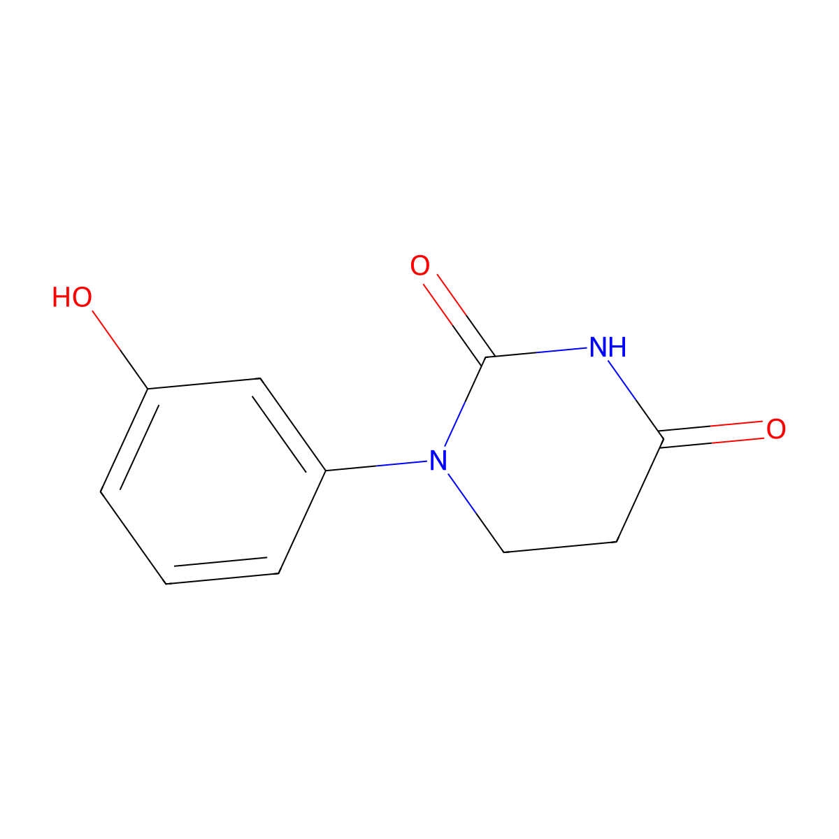 1-(3-hydroxyphenyl)dihydropyrimidine-2,4(1H,3H)-dione molecular structure, CAS 1310680-01-3