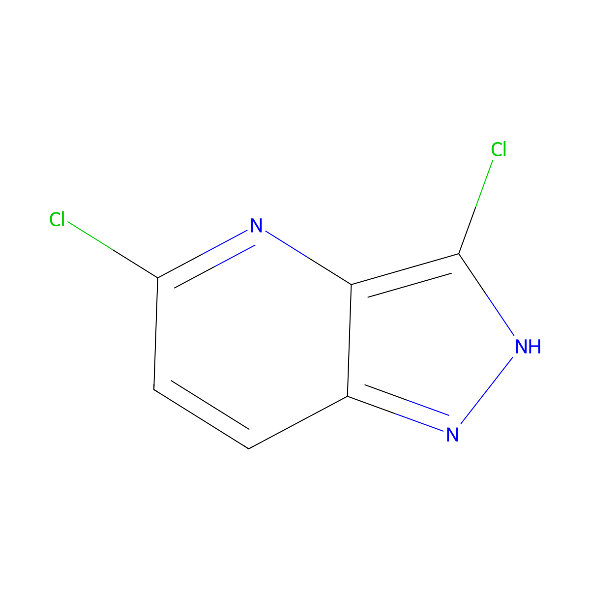 3,5-Dichloro-1H-pyrazolo[4,3-B]pyridine molecular structure, CAS 1310680-12-6