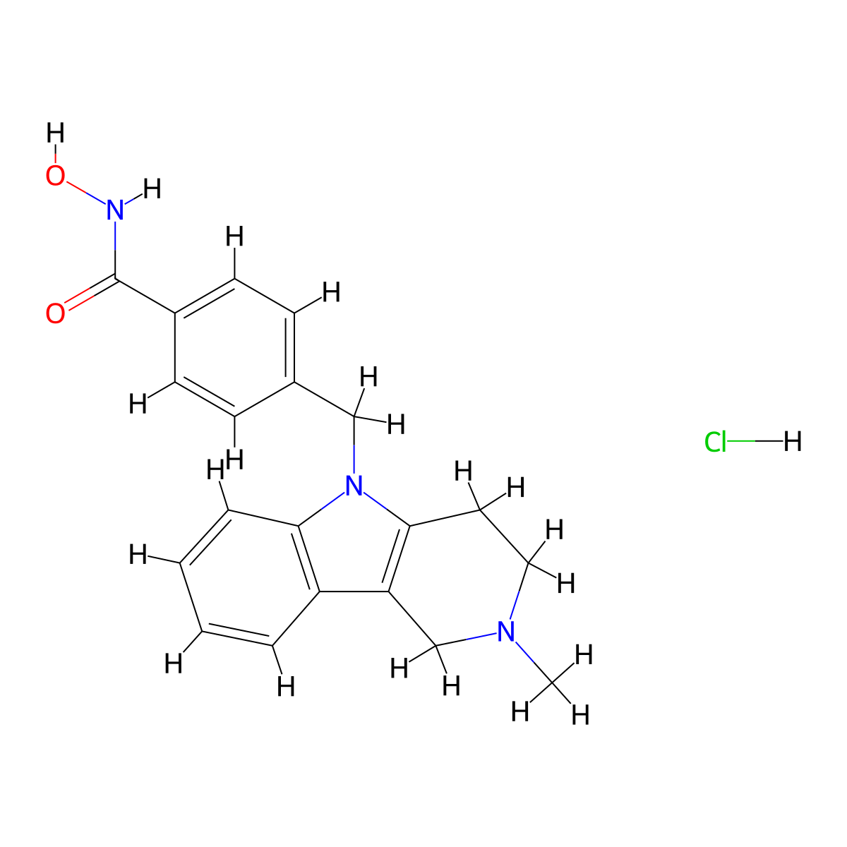 Tubastatin A hydrochloride molecular structure, CAS 1310693-92-5