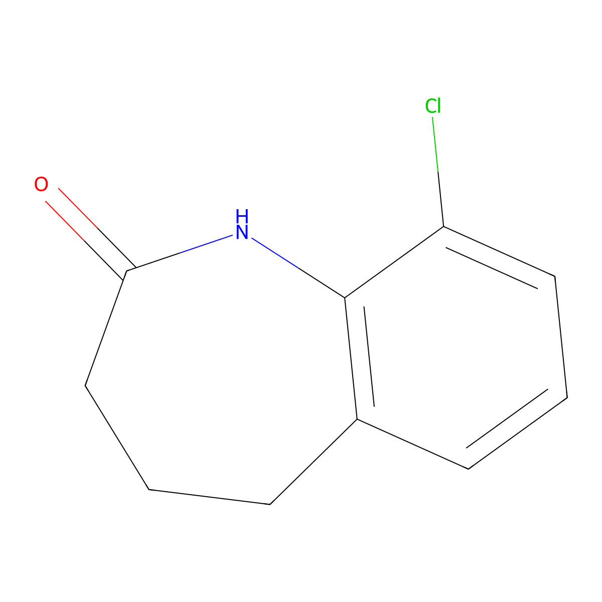 9-Chloro-4,5-dihydro-1H-benzo[b]azepin-2(3H)-one molecular structure, CAS 1310699-69-4
