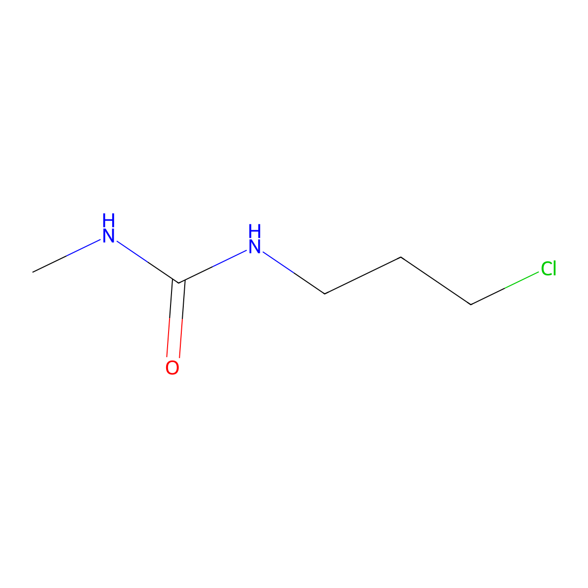 1-(3-Chloropropyl)-3-methylurea molecular structure, CAS 13107-99-8