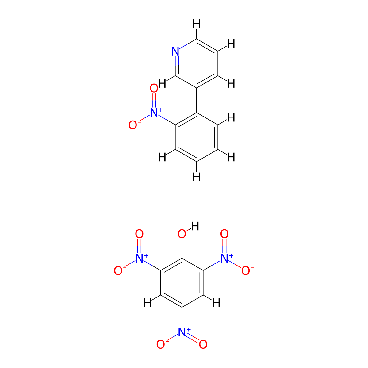 3-(2-Nitrophenyl)pyridine picrate molecular structure, CAS 131081-13-5