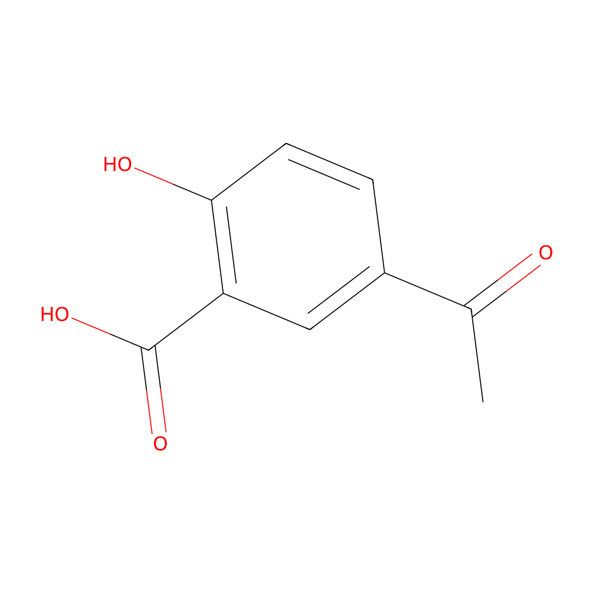 5-Acetylsalicylic acid molecular structure, CAS 13110-96-8
