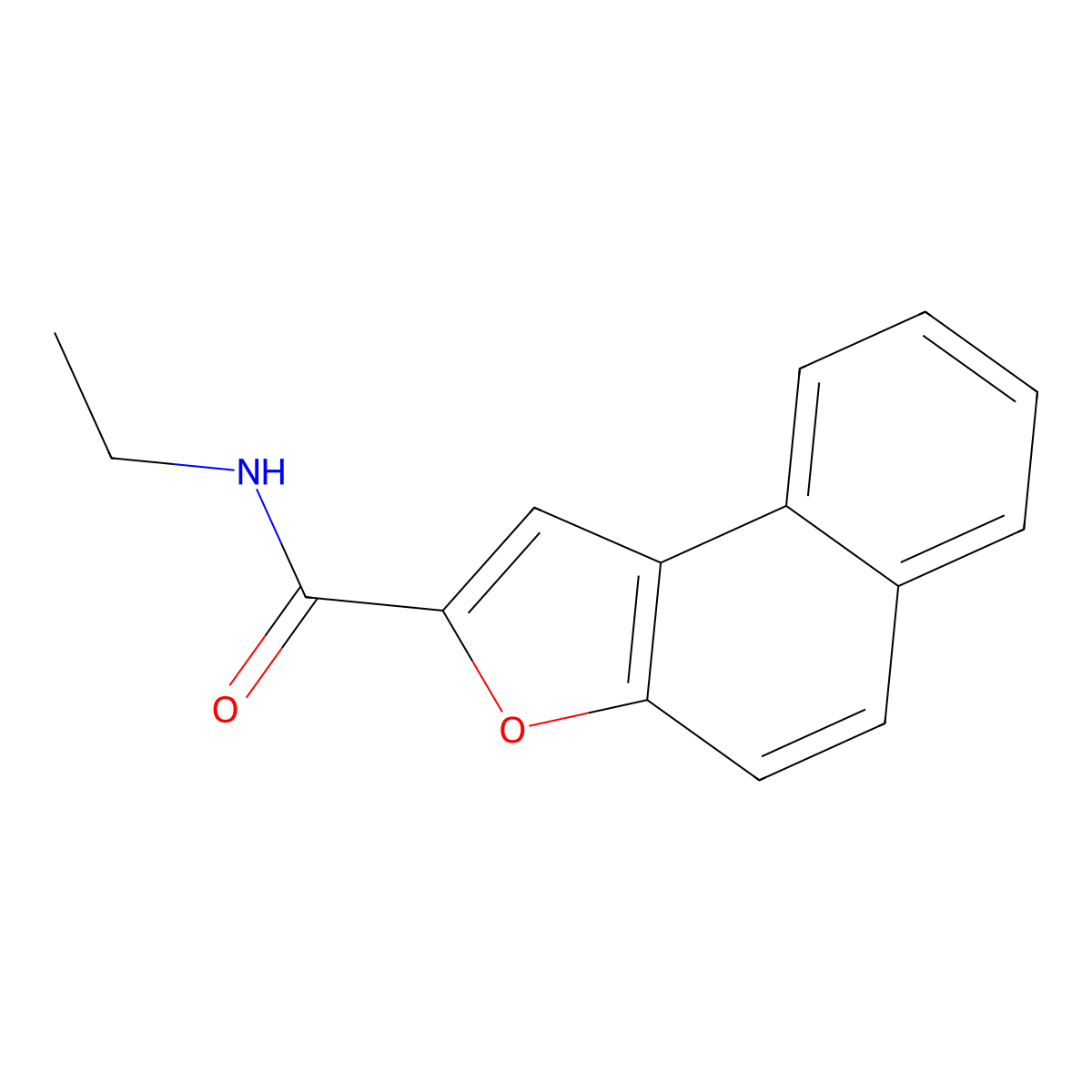 N-ethylnaphtho[2,1-b]furan-2-carboxamide molecular structure, CAS 1311044-46-8