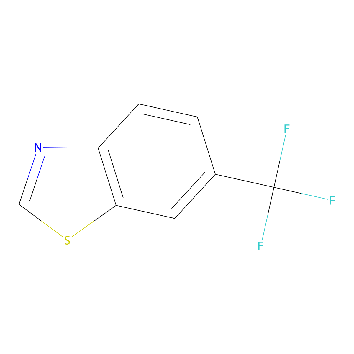 6-(Trifluoromethyl)-1,3-benzothiazole molecular structure, CAS 131106-70-2