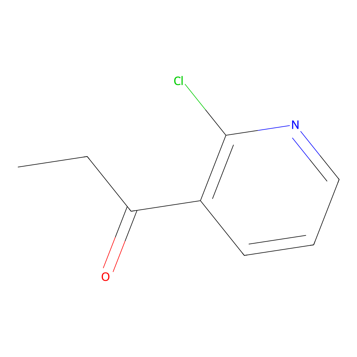 1-(2-Chloropyridin-3-YL)propan-1-one molecular structure, CAS 131109-74-5