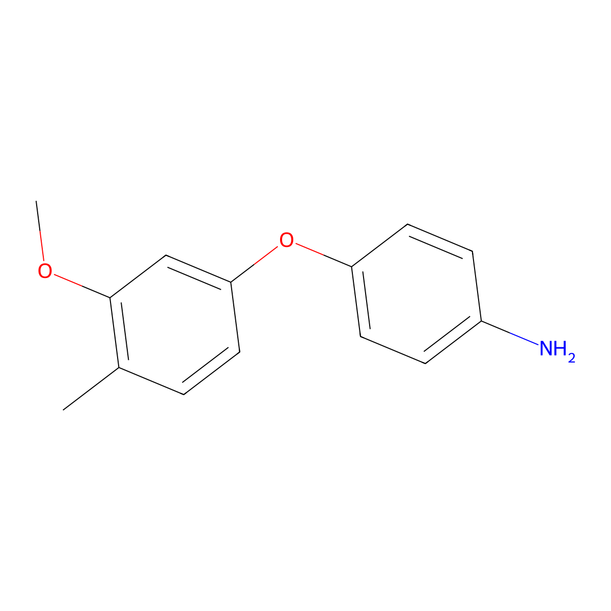 4-(3-Methoxy-4-methylphenoxy)aniline molecular structure, CAS 1311137-85-5