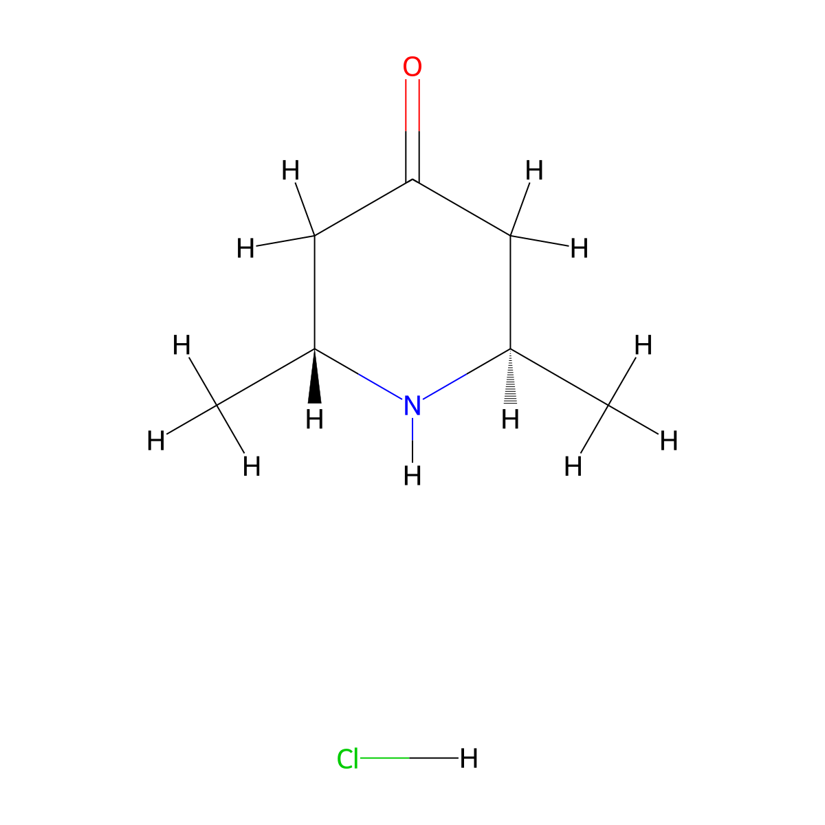 trans-2,6-Dimethyl-4-oxo-piperidine hydrochloride molecular structure, CAS 1311160-86-7
