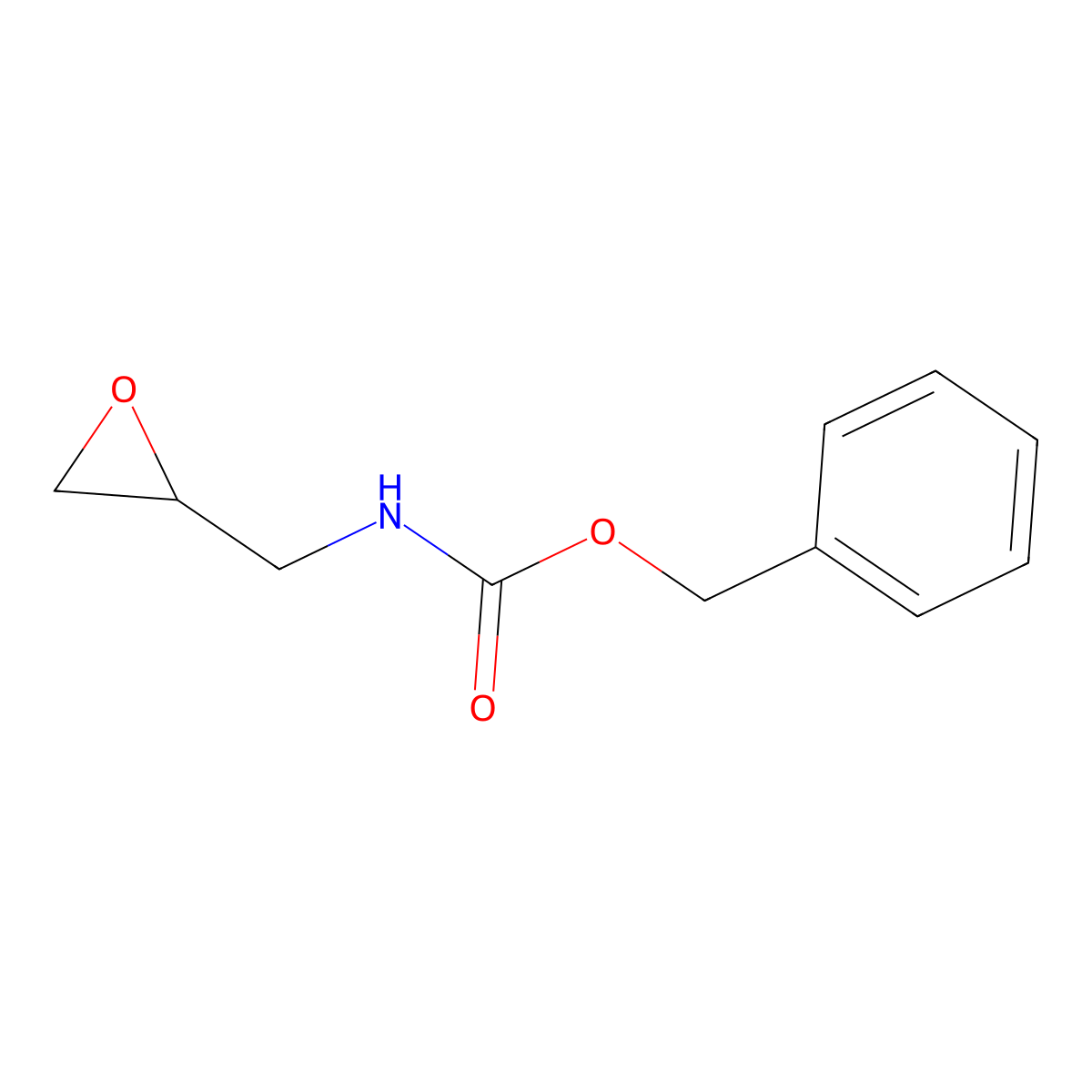 benzyl N-[(oxiran-2-yl)methyl]carbamate molecular structure, CAS 131118-90-6