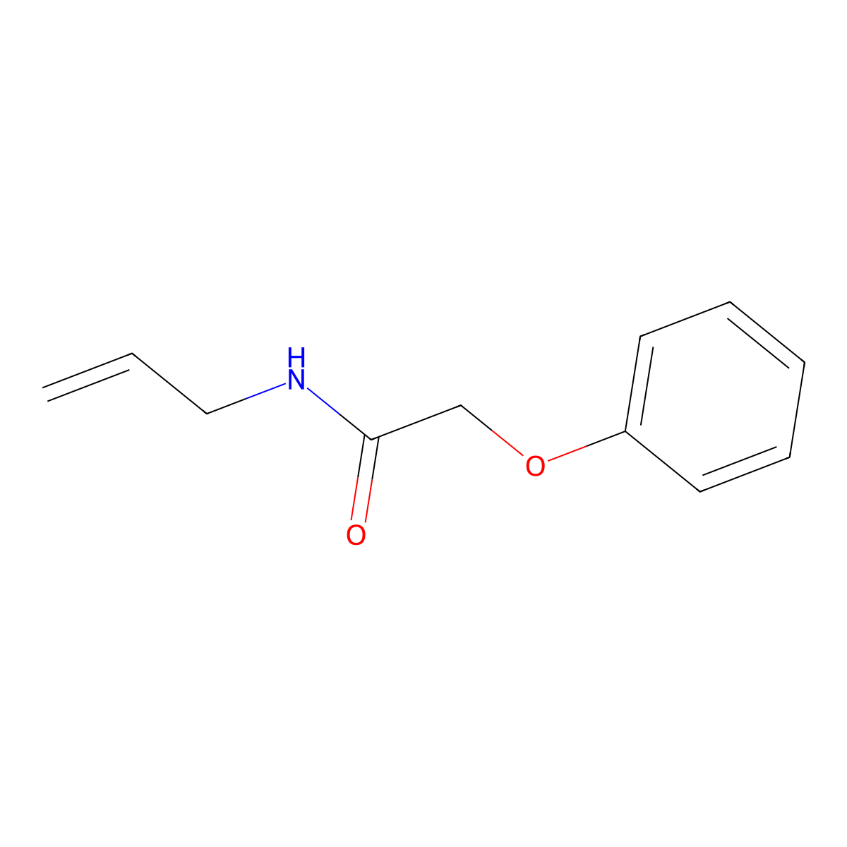 2-phenoxy-N-(prop-2-en-1-yl)acetamide molecular structure, CAS 131118-98-4