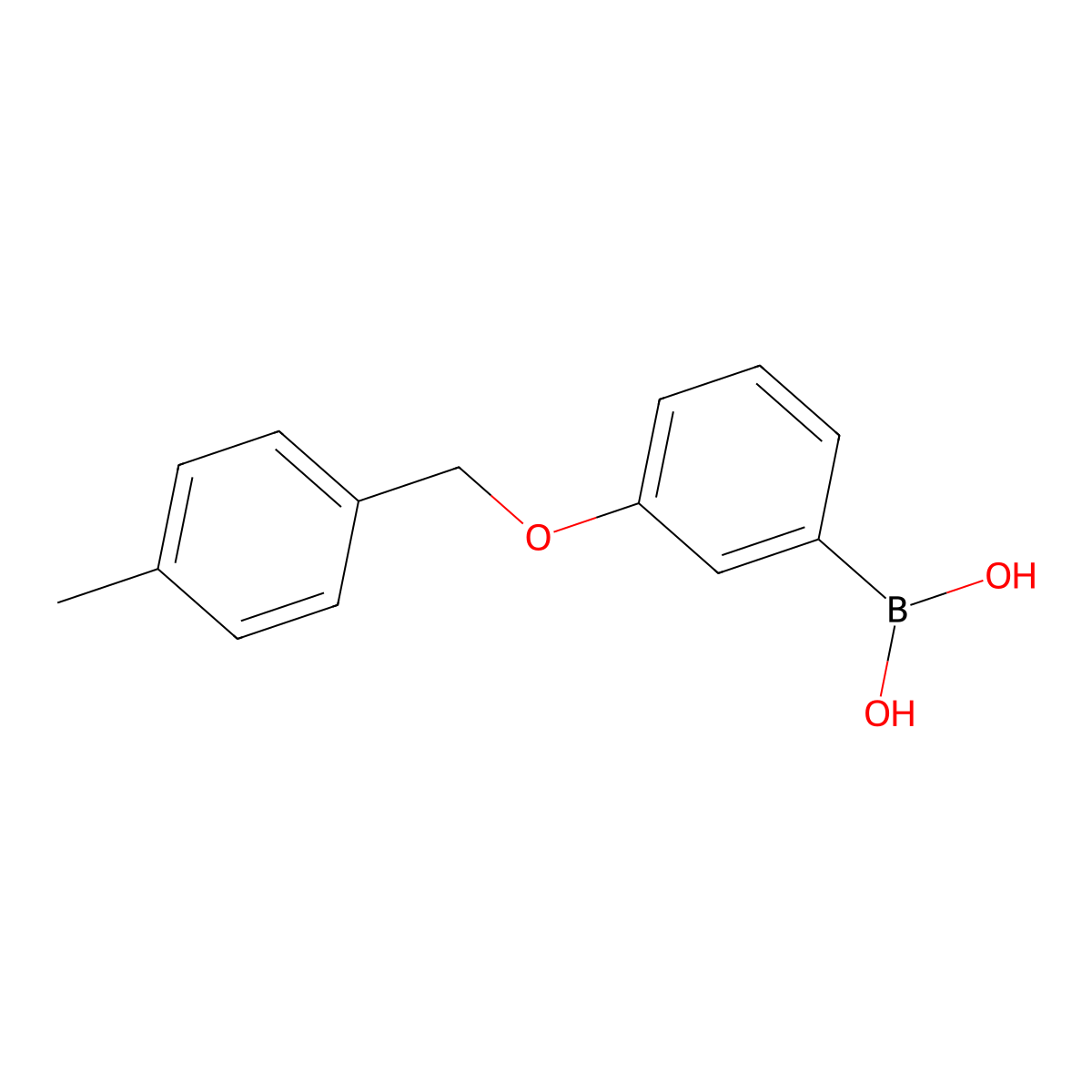 Boronic acid, B-[3-[(4-methylphenyl)methoxy]phenyl]- molecular structure, CAS 1311182-82-7