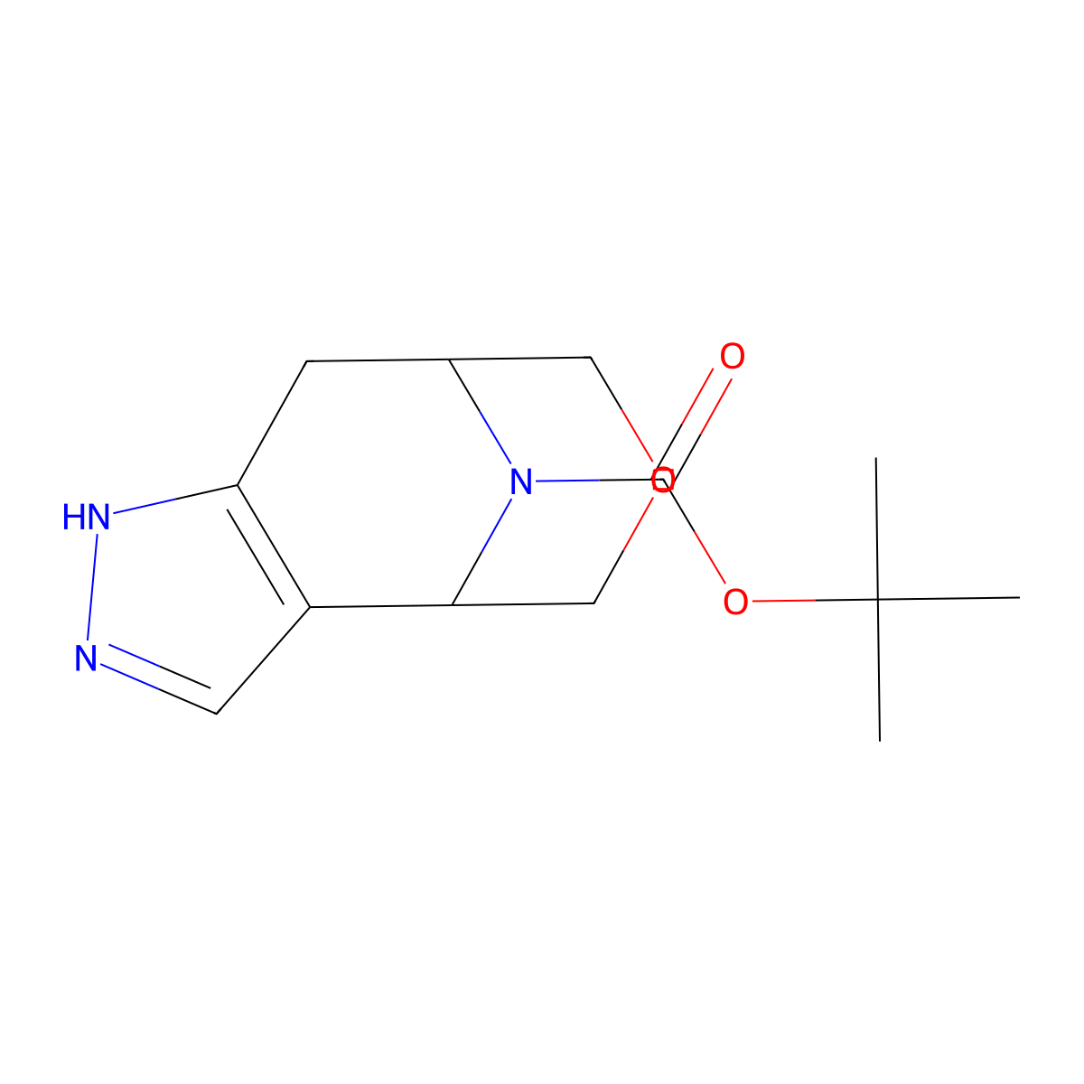 tert-Butyl 1,4,5,7,8,9-hexahydro-4,8-epiminooxocino[5,4-c]pyrazole-10-carboxylate molecular structure, CAS 1311183-41-1