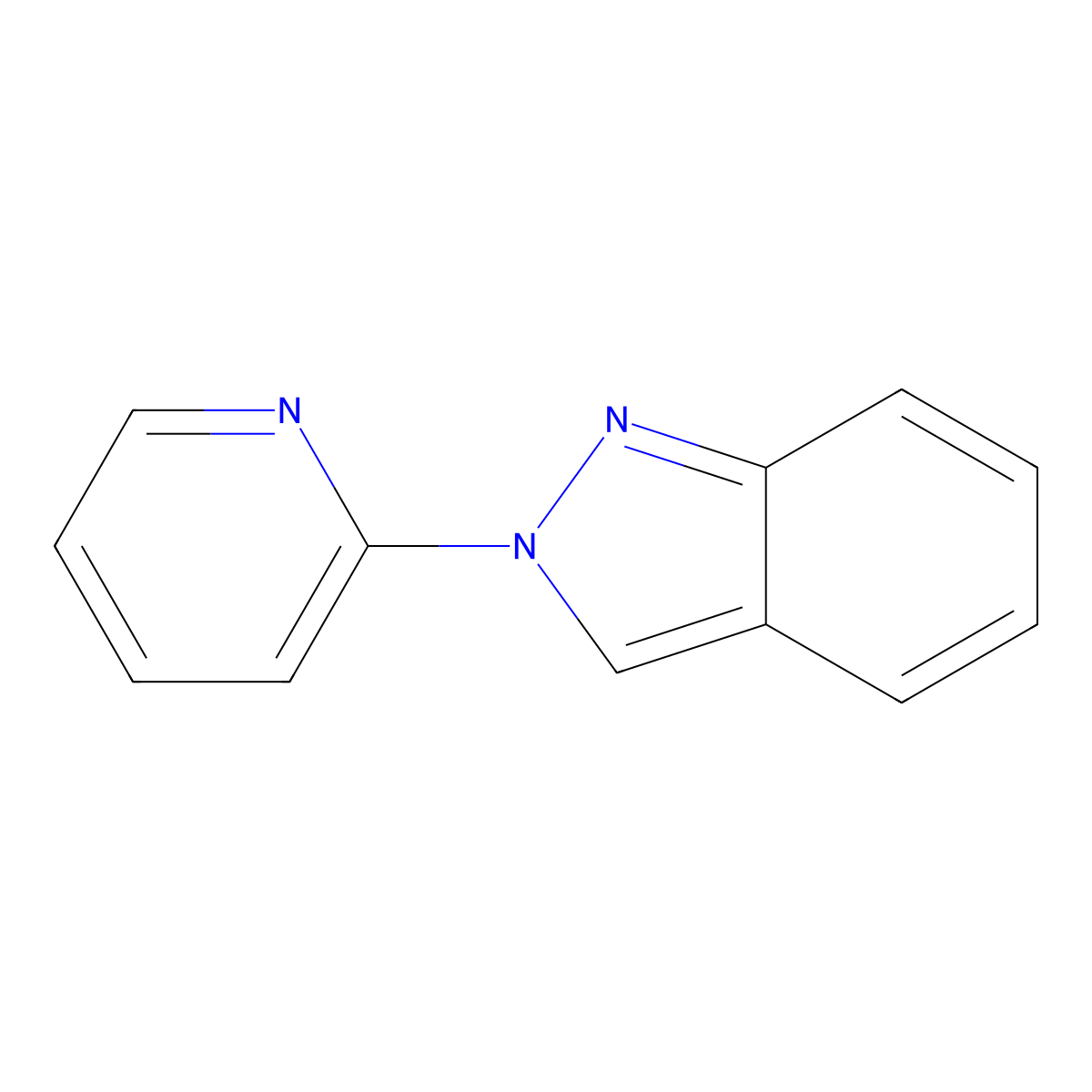 2-(Pyridin-2-YL)-2H-indazole molecular structure, CAS 1311194-72-5