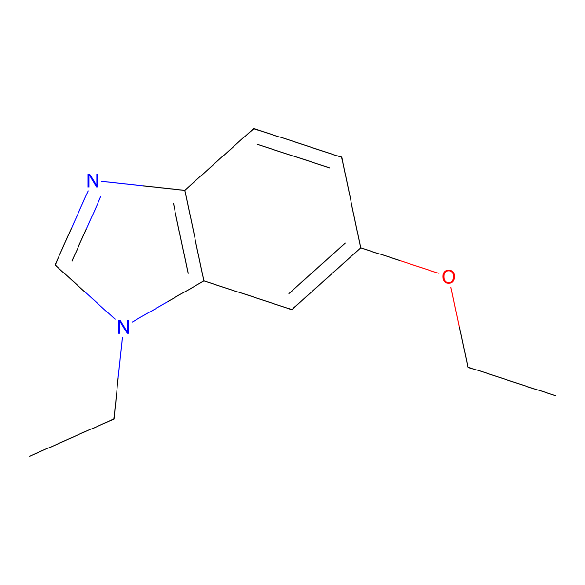 6-Ethoxy-1-ethylbenzimidazole molecular structure, CAS 1311197-84-8