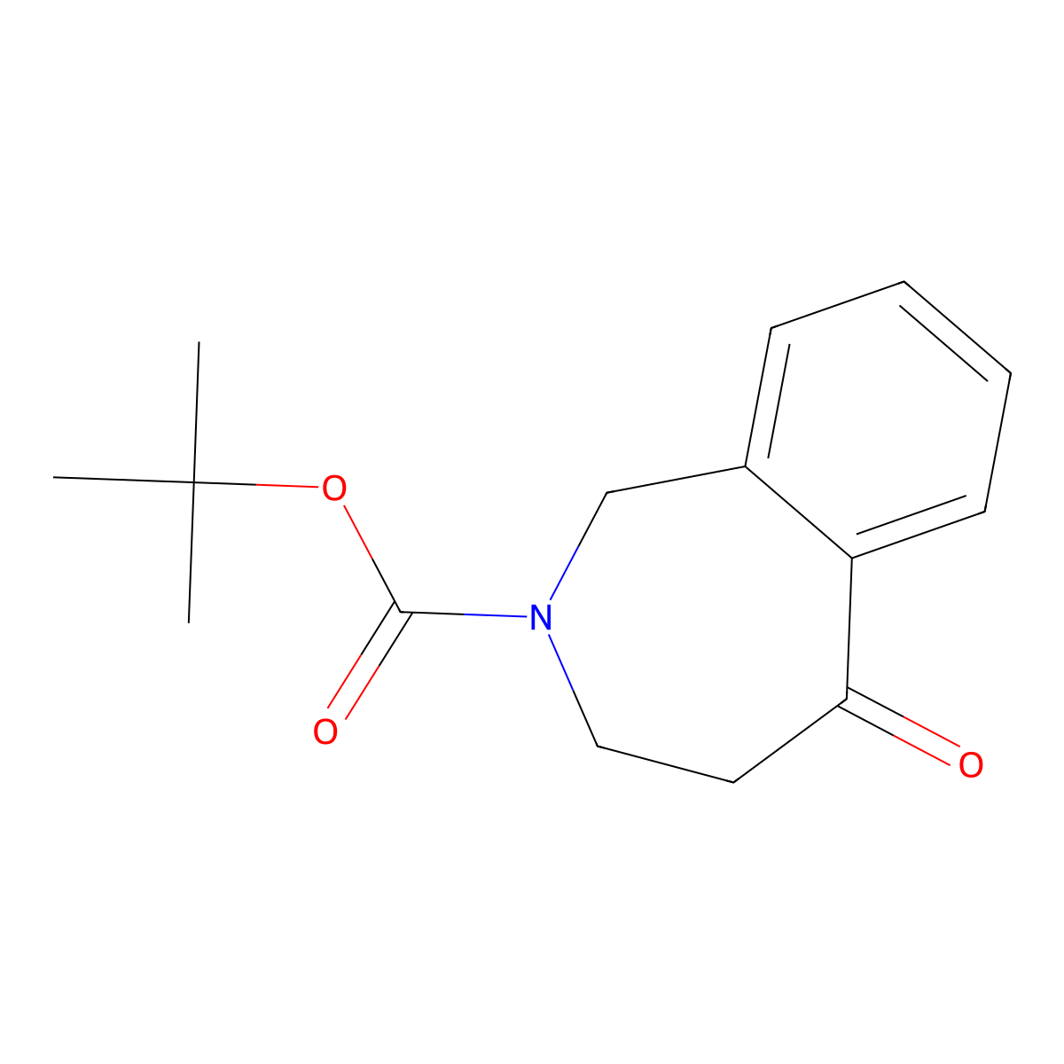 tert-Butyl 5-oxo-4,5-dihydro-1H-benzo[c]azepine-2(3H)-carboxylate molecular structure, CAS 1311254-77-9