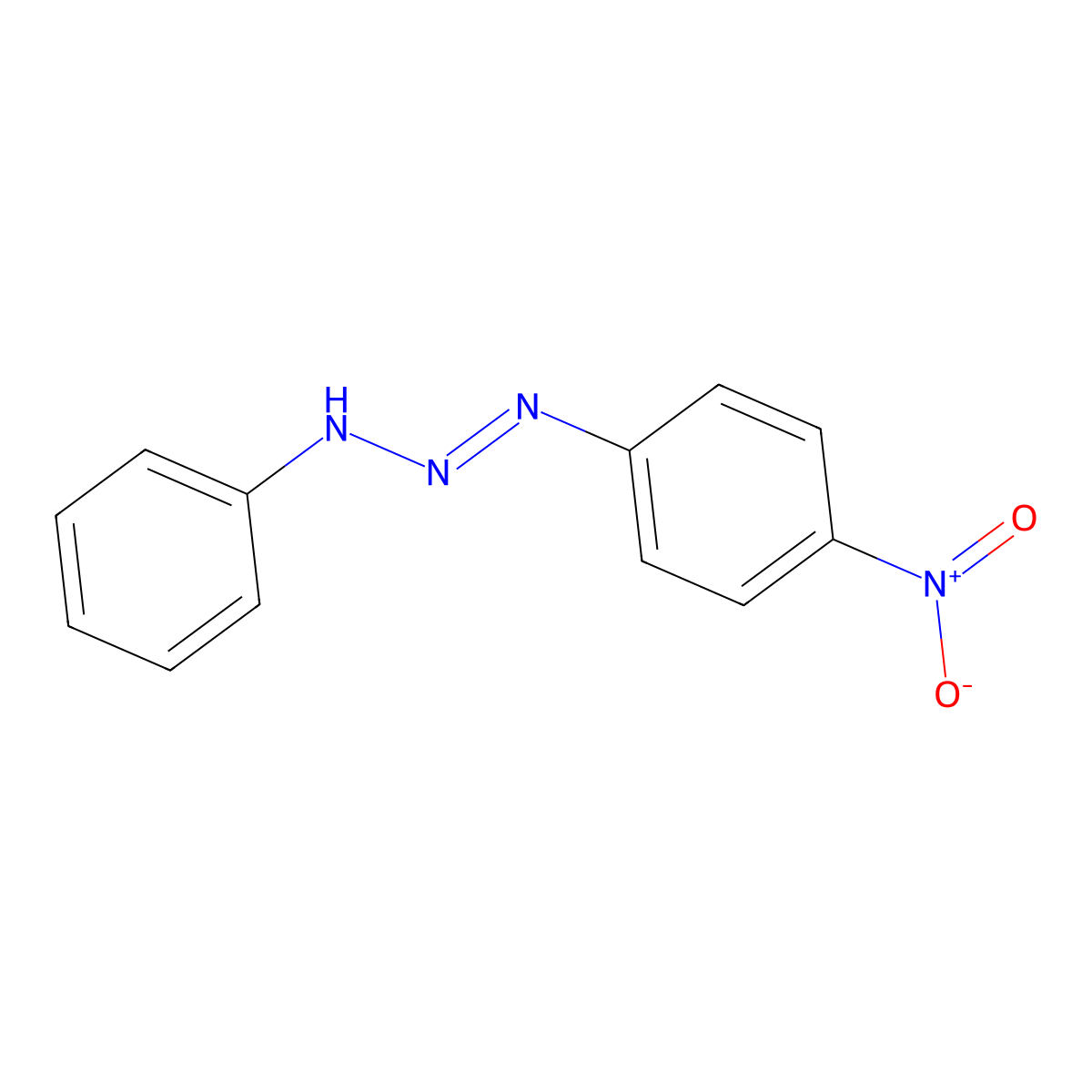 4-Nitrodiazoaminobenzene molecular structure, CAS 13113-75-2