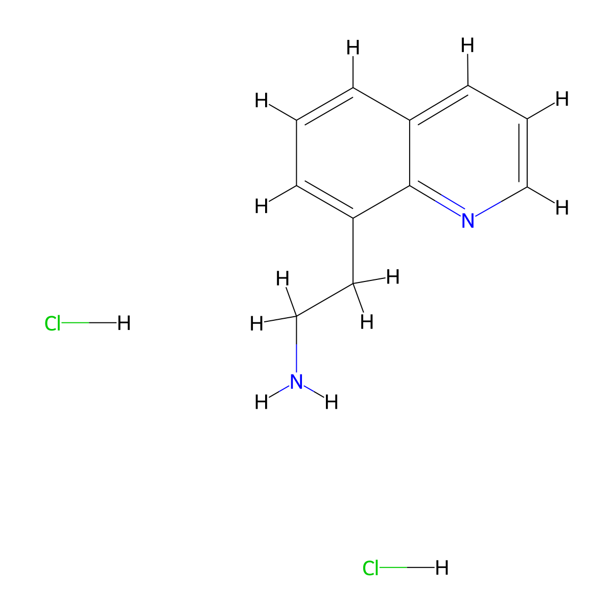 2-(Quinolin-8-yl)ethan-1-amine dihydrochloride molecular structure, CAS 1311314-78-9