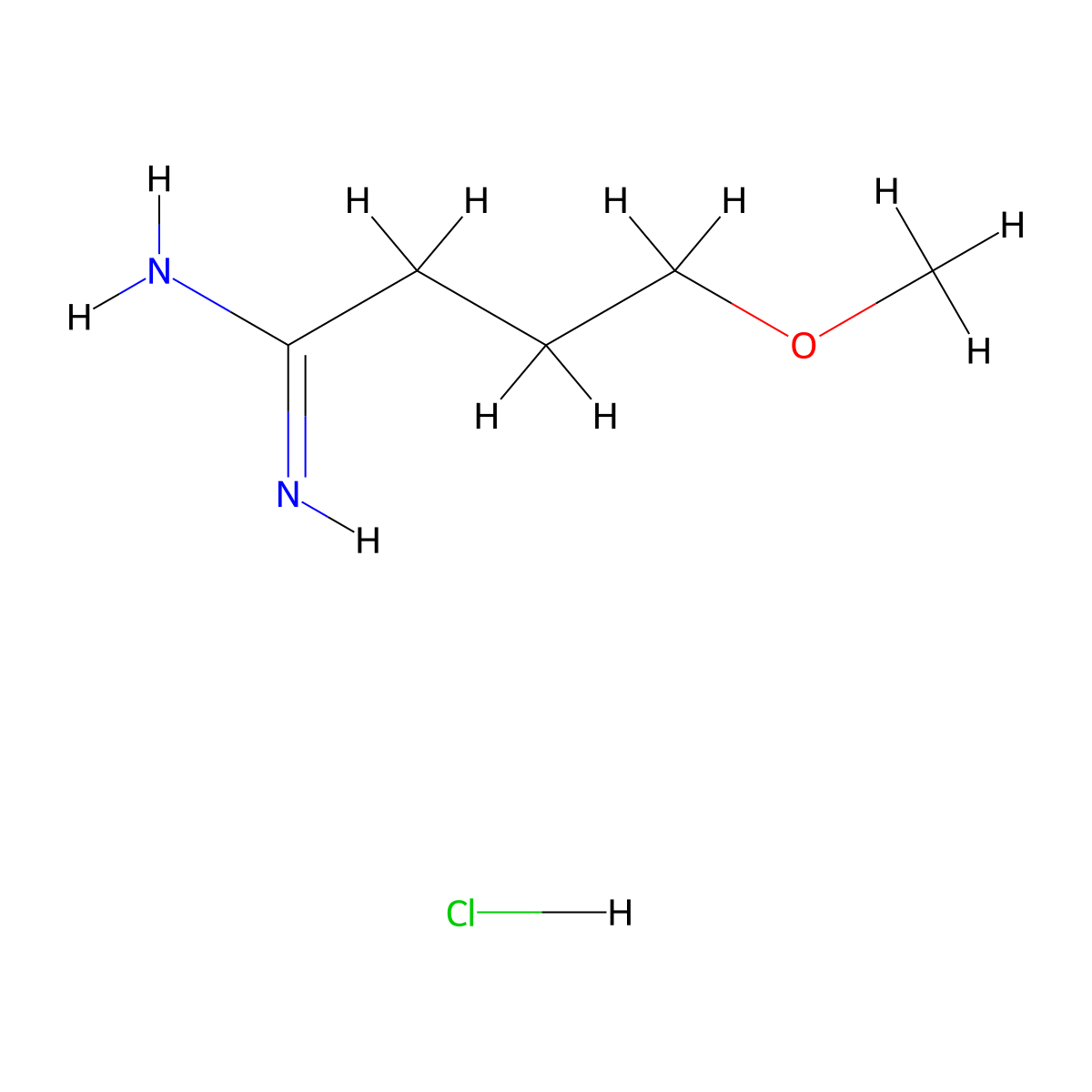 4-Methoxybutanimidamide hydrochloride molecular structure, CAS 1311315-18-0