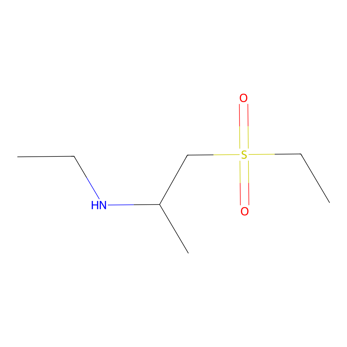 [1-(Ethanesulfonyl)propan-2-yl](ethyl)amine molecular structure, CAS 1311315-24-8