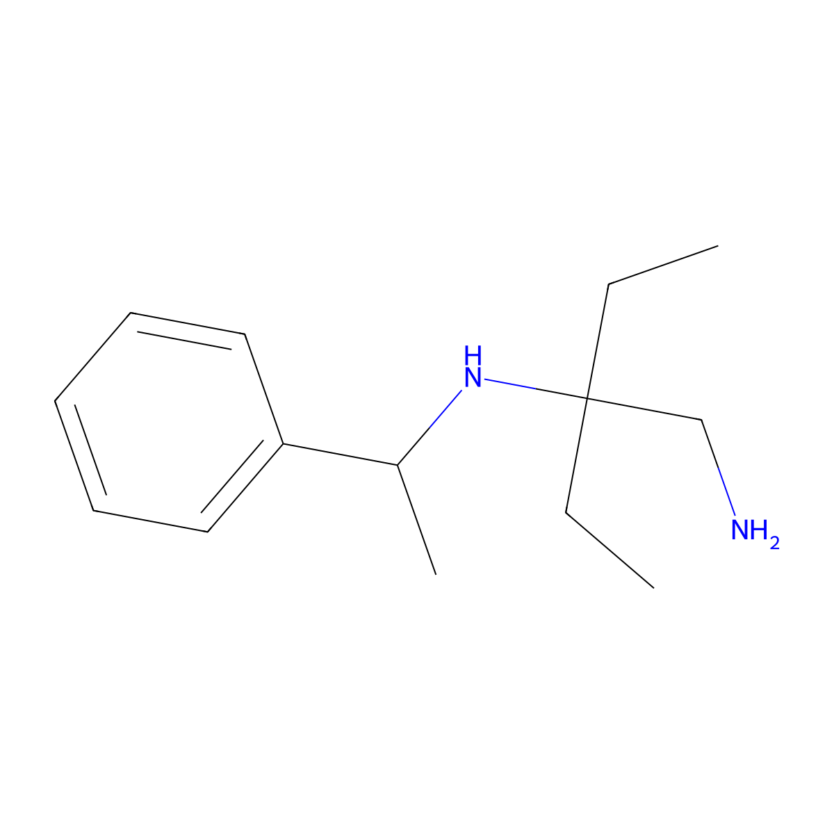 [3-(Aminomethyl)pentan-3-yl](1-phenylethyl)amine molecular structure, CAS 1311315-54-4