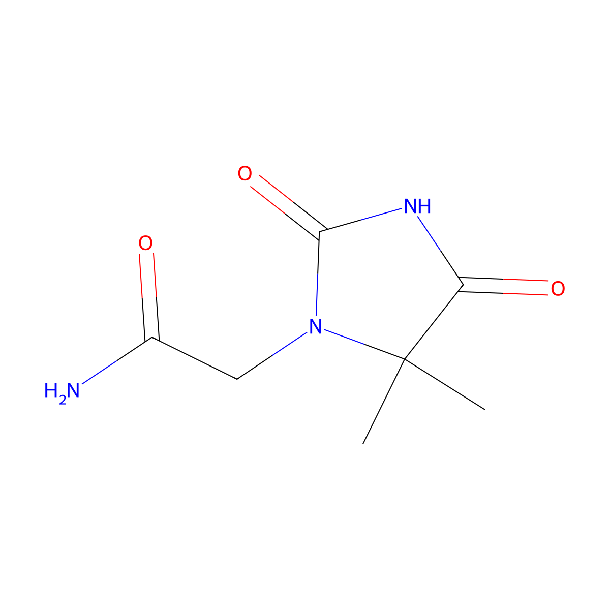 2-(5,5-Dimethyl-2,4-dioxoimidazolidin-1-yl)acetamide molecular structure, CAS 1311316-60-5
