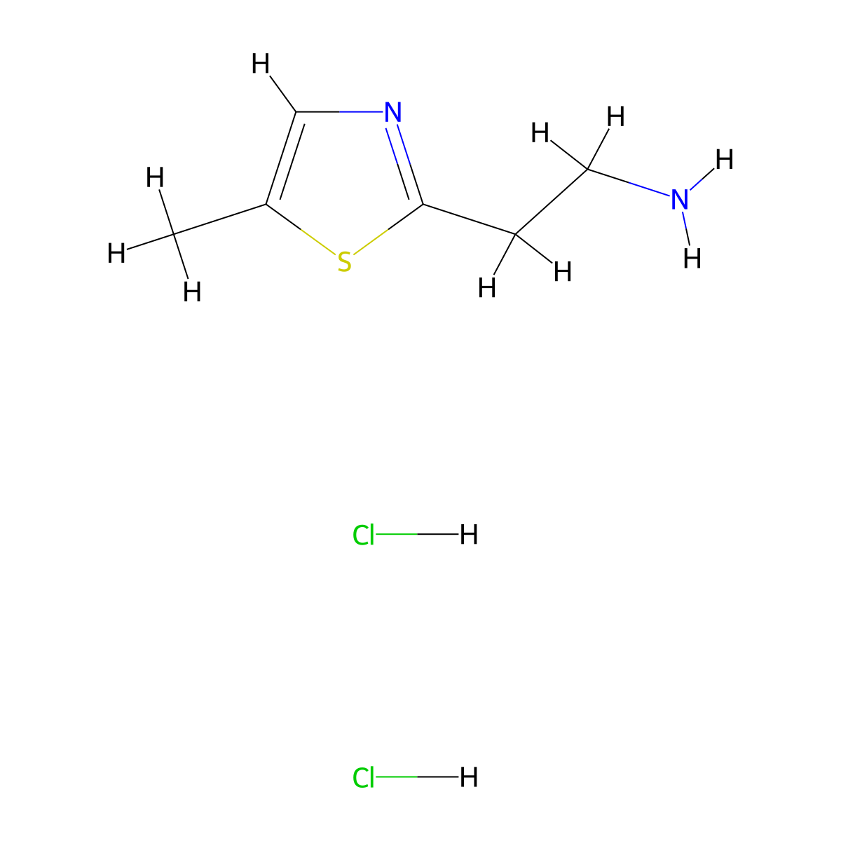 2-(5-Methyl-1,3-thiazol-2-yl)ethan-1-amine dihydrochloride molecular structure, CAS 1311317-94-8