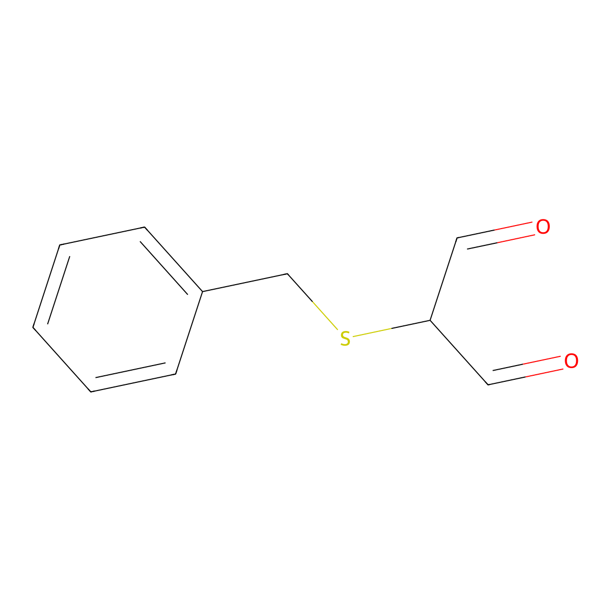 2-((Phenylmethyl)thio)propanedial molecular structure, CAS 1311318-08-7