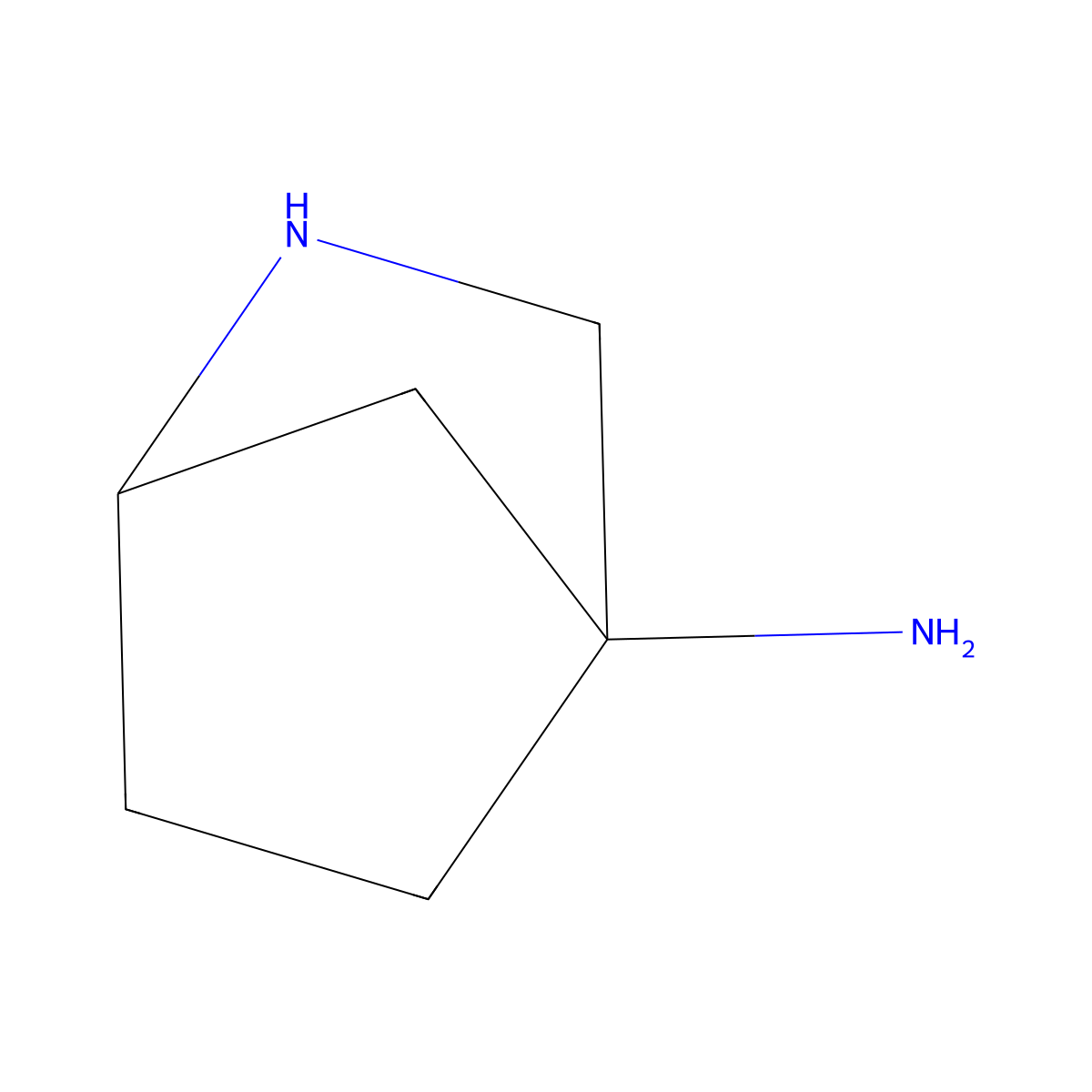 2-Azabicyclo[2.2.1]heptan-4-amine molecular structure, CAS 1311391-32-8