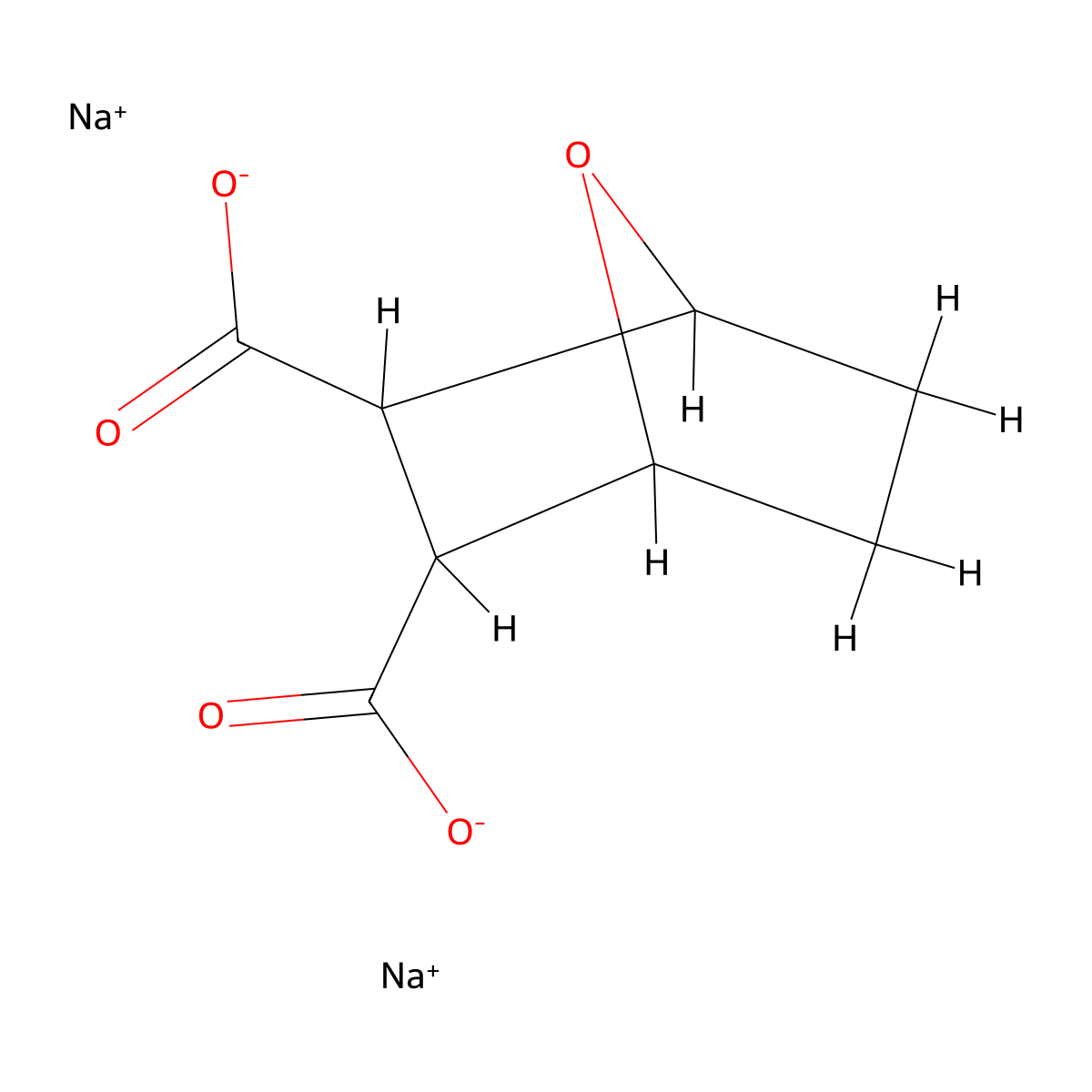 Disodium endothal molecular structure, CAS 13114-29-9