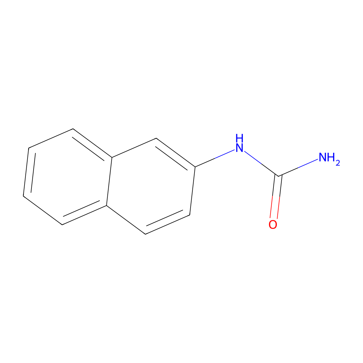 2-Naphthylurea molecular structure, CAS 13114-62-0
