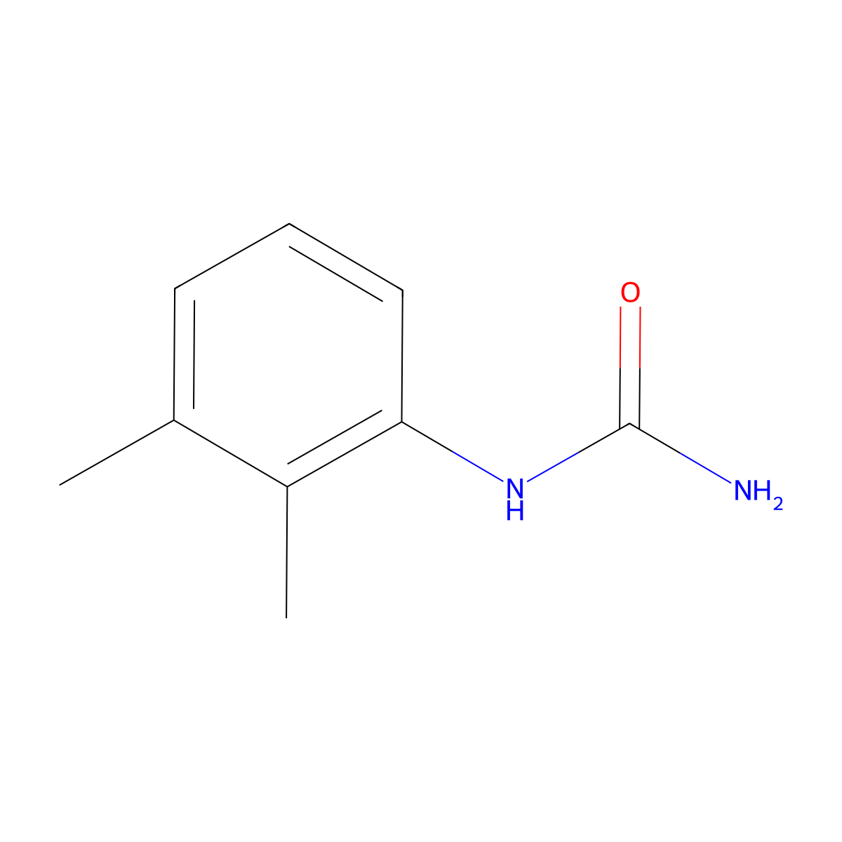 1-(2,3-Xylyl)urea molecular structure, CAS 13114-75-5