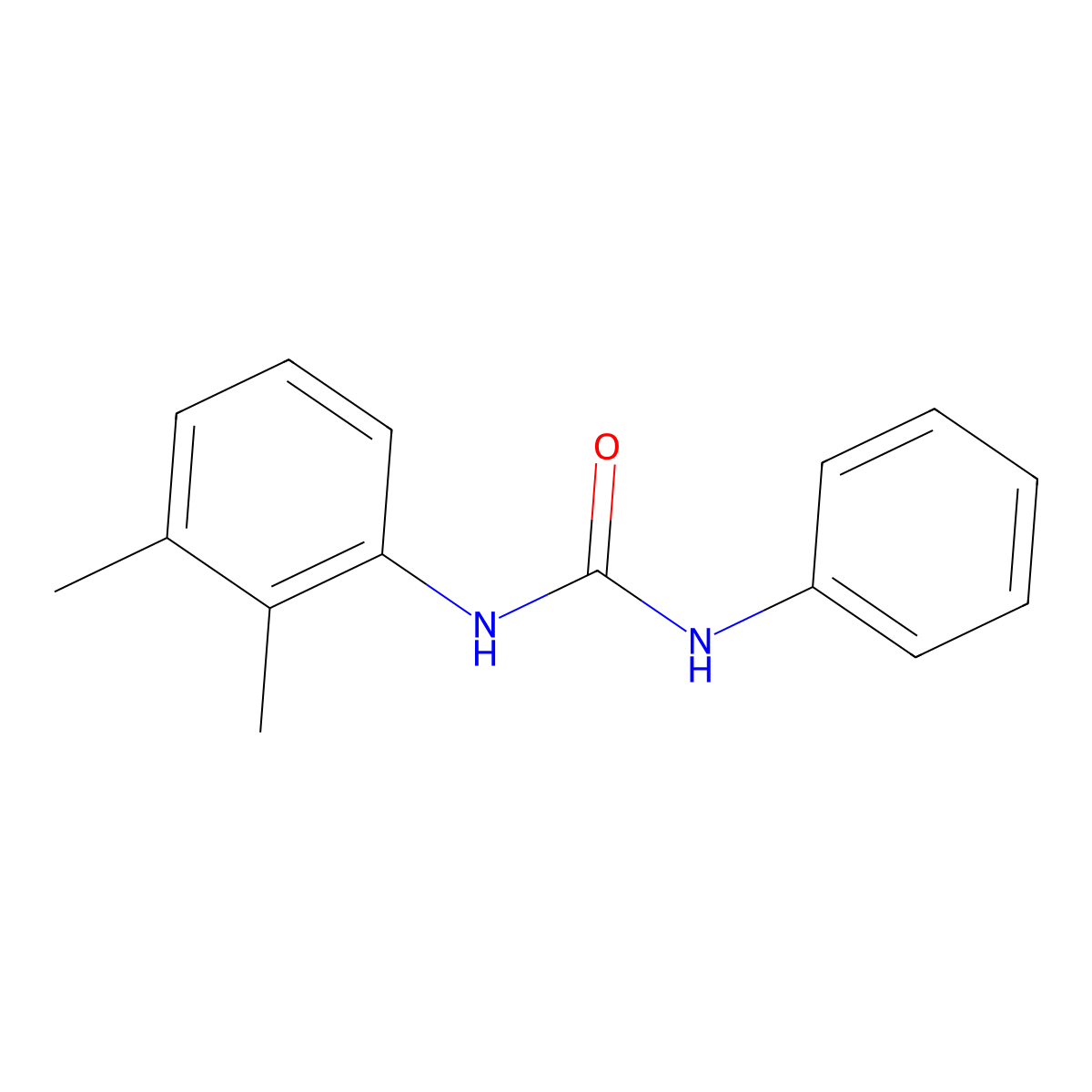 1-Phenyl-3-(2,3-xylyl)urea molecular structure, CAS 13114-76-6