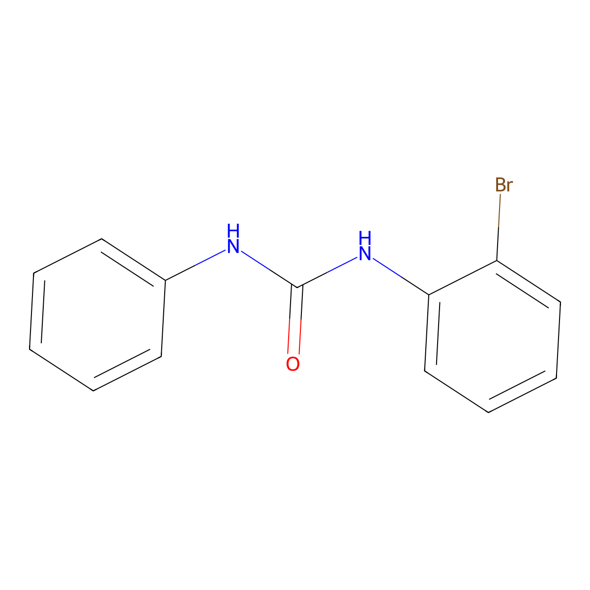 1-(2-Bromophenyl)-3-phenylurea molecular structure, CAS 13114-91-5