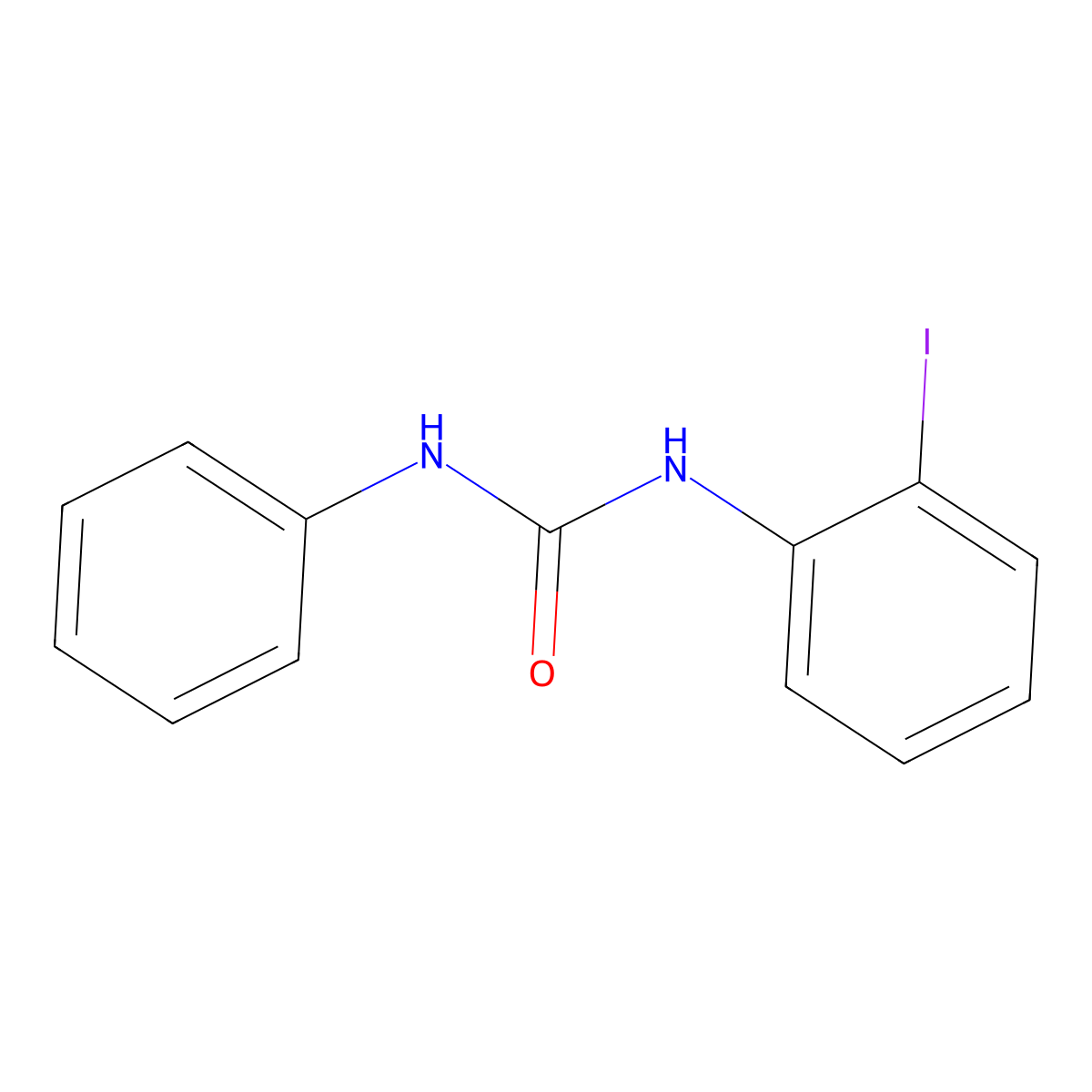 1-(2-Iodophenyl)-3-phenylurea molecular structure, CAS 13114-94-8